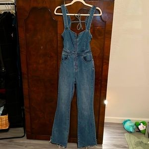 Free people zip up overalls
